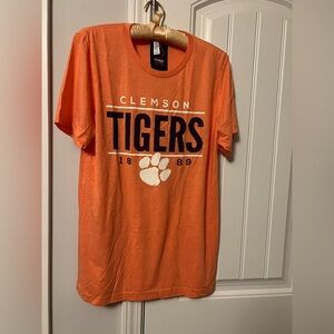 Go Clemson. Perfect fan gift. Orange Clemson University summer Tee size Med
